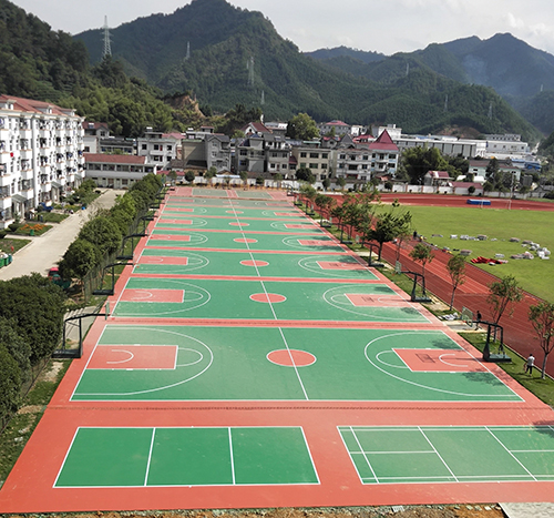 硅PU籃球場(chǎng)